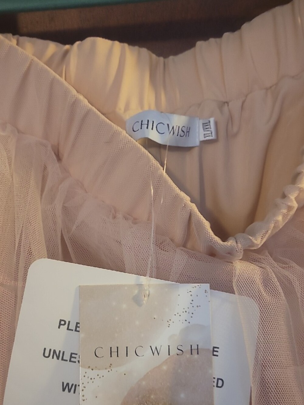 Chicwish Layered Tulle Skirt - Pale Pink - Picture 3 of 4